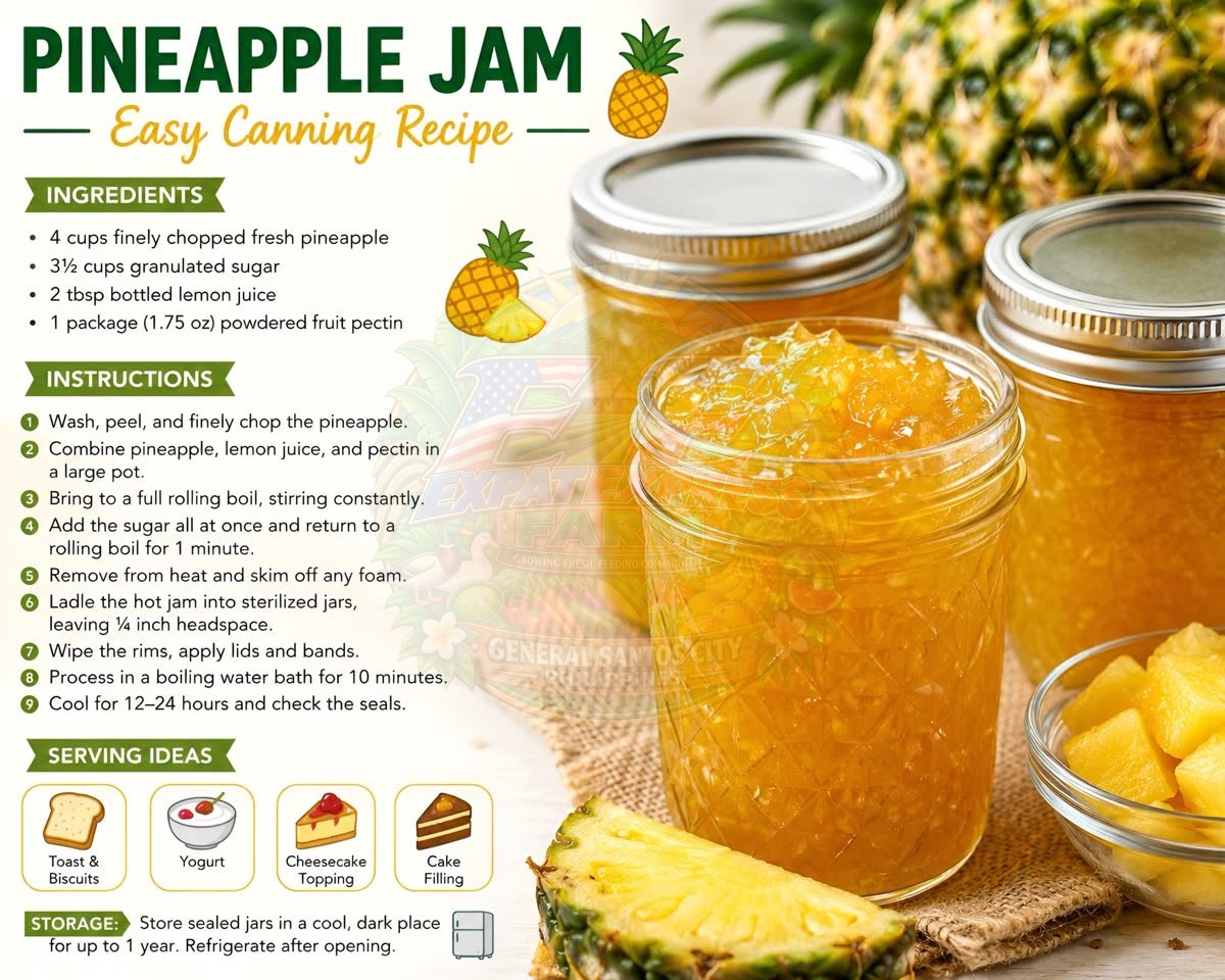 Pineapple Jam - Easy Recipe