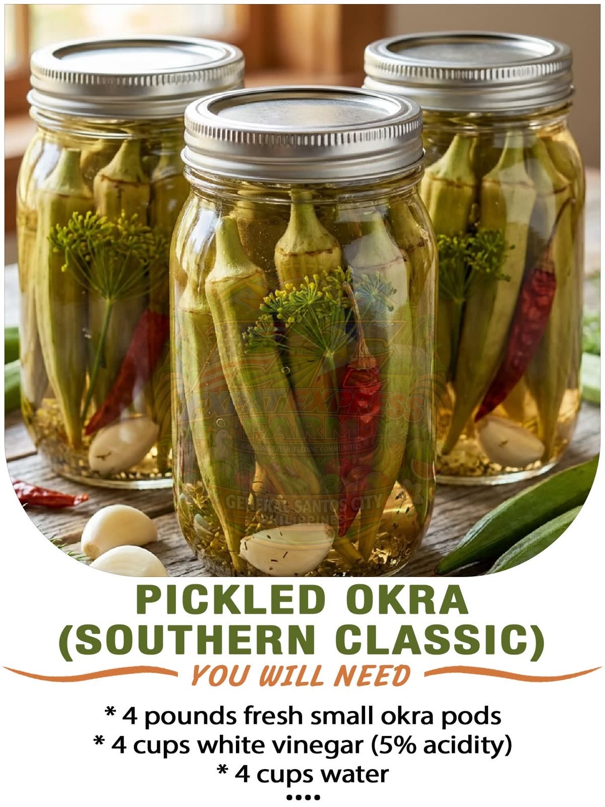 Pickled Okra - Southern Classic