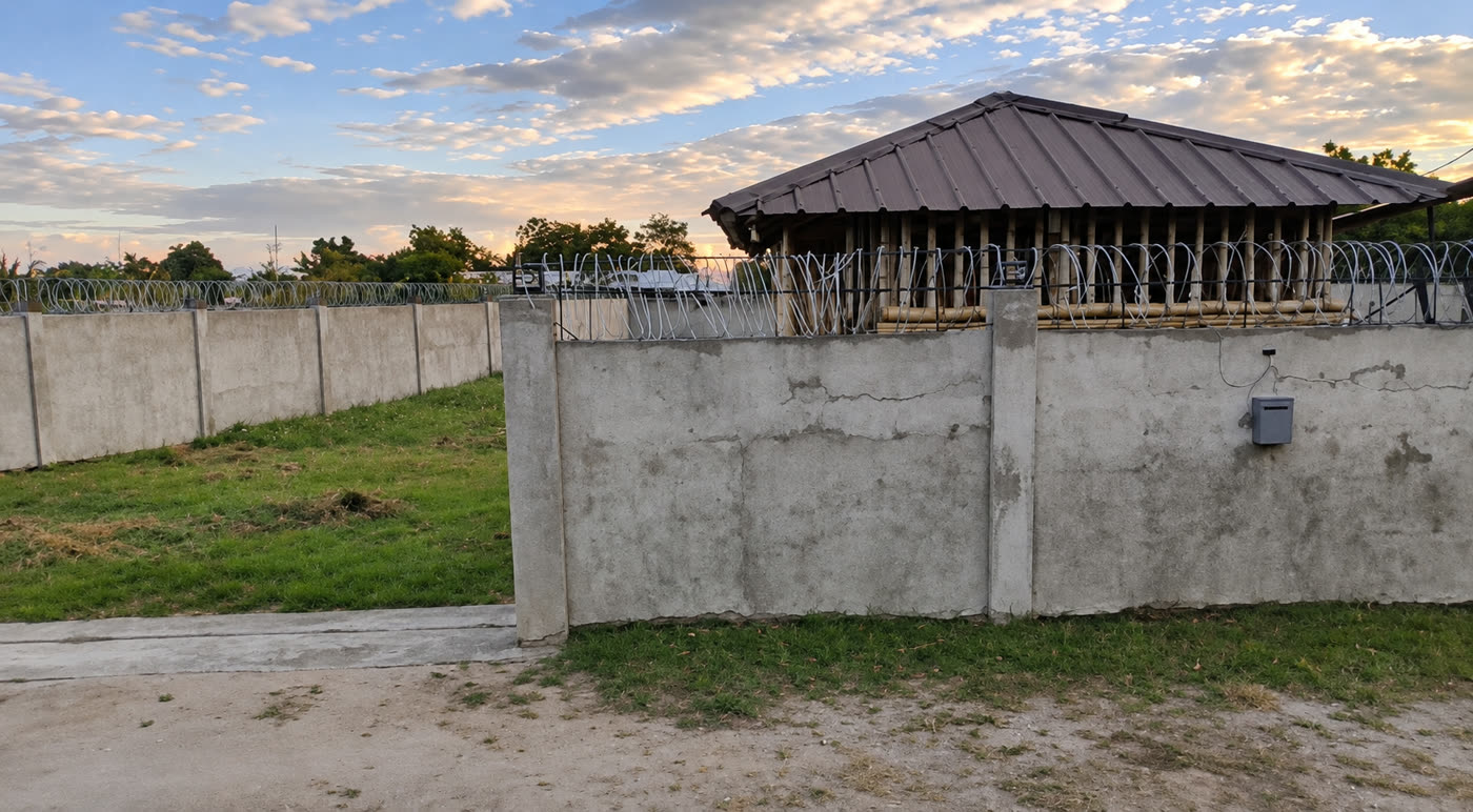 Tanawin sa labas ng bakuran ng farm